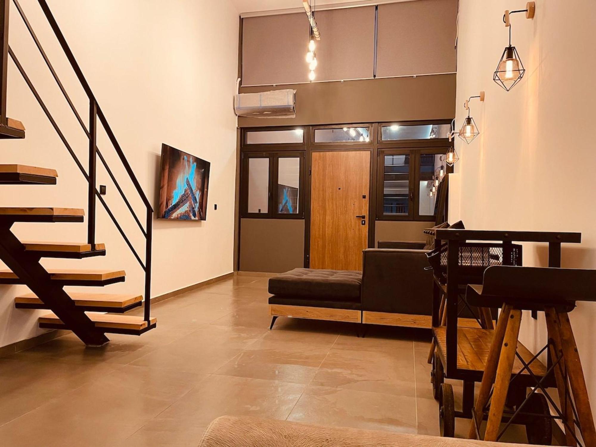 Loft Athens -Nomad Friendly # Superhost Hub# Apartment Luaran gambar